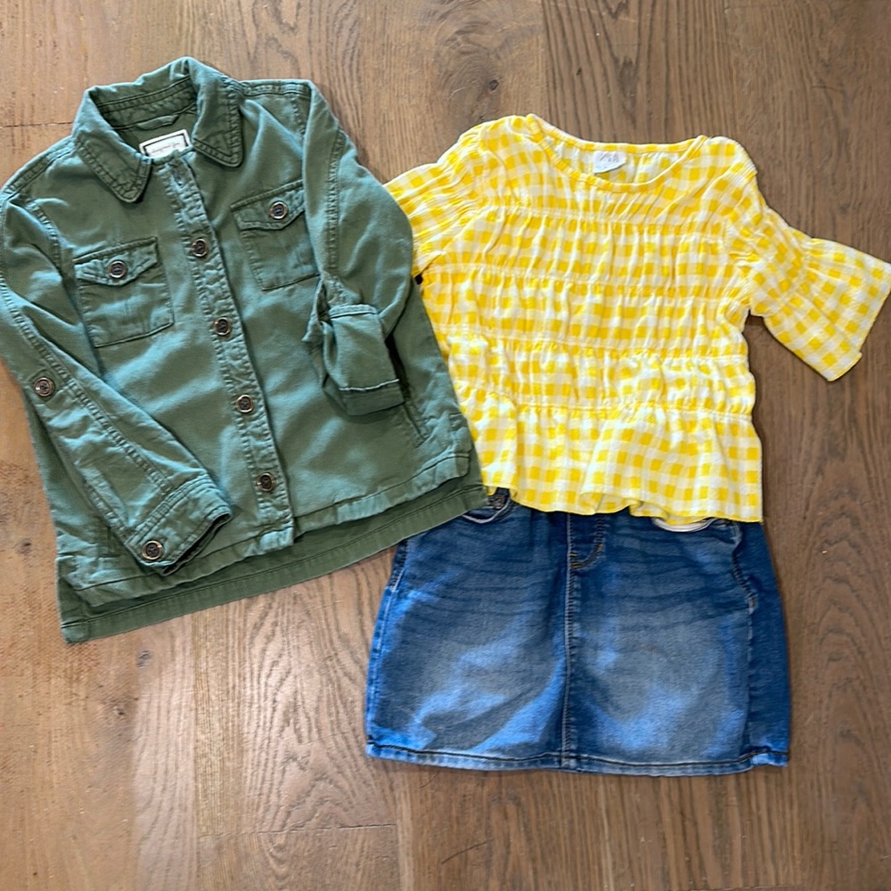 Cute Girls Outfit, Zara, Gap, Gymboree - size 6